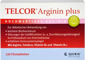 Telcor Arginin plus Filmtabletten, 120 Stück