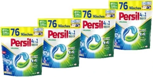 Persil Universal Tiefenrein Disc Waschmittel, 304 Stück (4x 76 Stück)