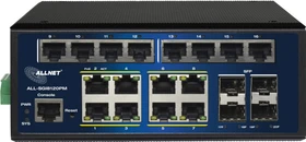 Allnet SGI Industrial Railmount Gigabit Switch, 16x RJ-45, 4x SFP, 240W PoE+