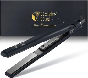 GoldenCurl The Black Ceramic Straightener