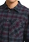 Jack Wolfskin Baja Flannel Hemd langarm check dark navy (Herren) Vorschaubild