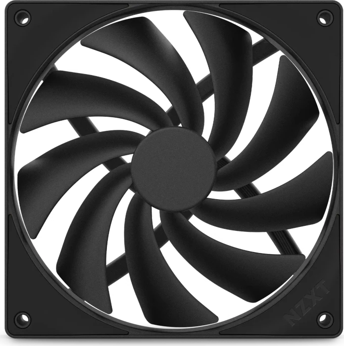 NZXT F Series F140Q (2024), Matte Black, schwarz, 140mm