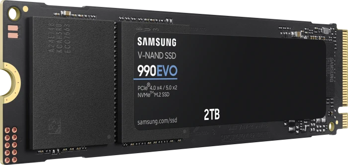 Samsung SSD 990 EVO 2TB, M.2 2280 / M-Key / PCIe 4.0 x4