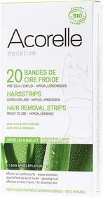 Acorelle Underarms & Bikini Kaltwachsstreifen, 20 Stück