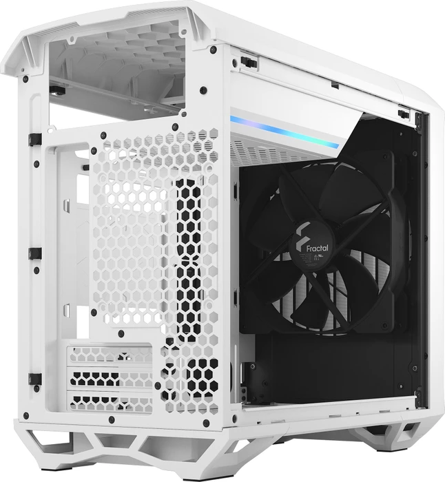 Fractal Design Torrent Nano White TG Clear Tint, Glasfenster, Mini-ITX