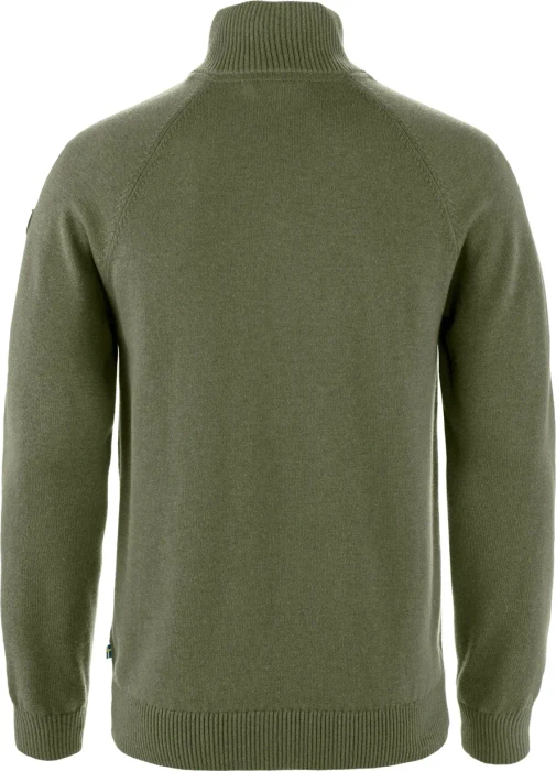Fjällräven Övik Lite Half Zip Strickpullover laurel green (Herren)