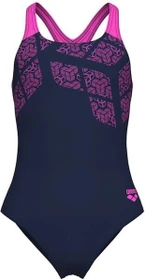 Arena Kikko Badeanzug navy/shocking pink (Junior)