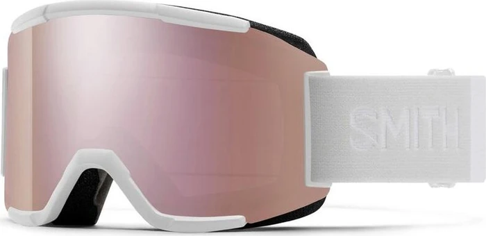 Smith Squad white vapor/chromapop everyday rose gold mirror