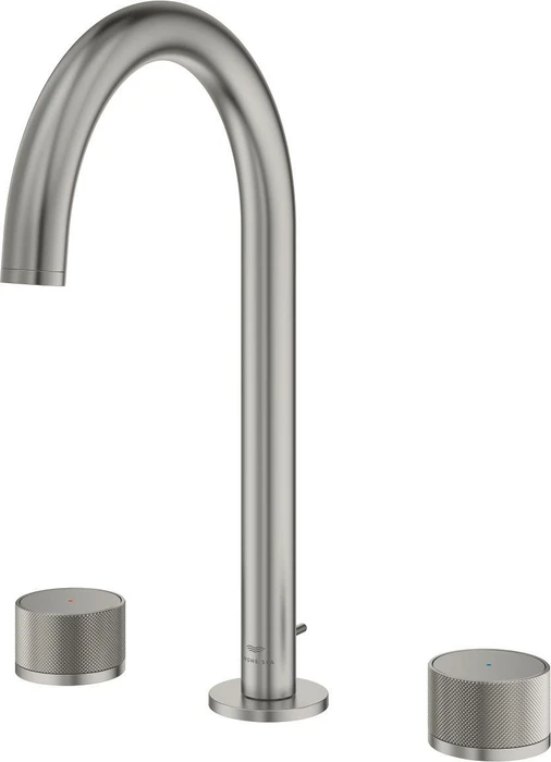 Grohe Atrio Private Collection 3-Loch-Waschtischbatterie 1/2" L-Size satin steel