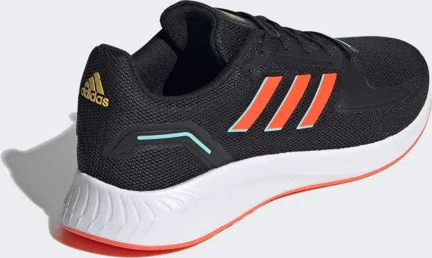 adidas Runfalcon 2.0 core black/solar red/solar gold (Herren)