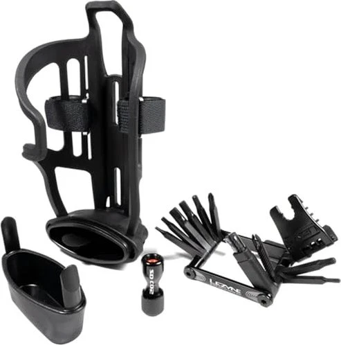 Lezyne Flow Storage Cage Loaded inkl. Werkzeug und CO2-Kartusche Flaschenhalter