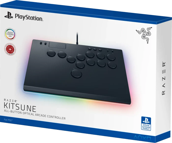 Razer Kitsune Arcade Controller schwarz (PS5/PC)