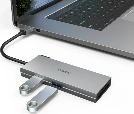 Hama USB-C-Hub 6 Ports, USB-C 3.0 [Stecker]