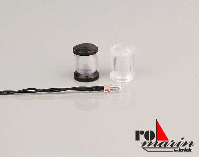 Krick Rundumlampe 7.5x9 mm transparent, 2 Stück