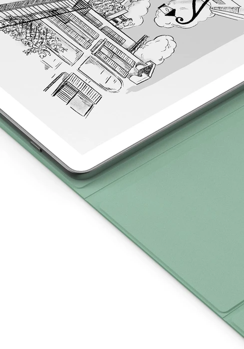 Amazon Folio Schutzhülle für Kindle Scribe, PU, matcha