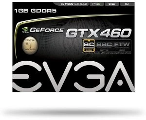 EVGA GeForce GTX 460 Superclocked v2, 1GB GDDR5, 2x DVI, Mini HDMI