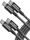 Anker USB-C to USB-C Cable (Braided, 100W) 1.8m schwarz, 2er-Pack (B8757011)