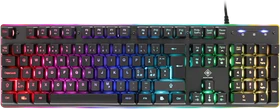 Deltaco Gaming Running RGB Gaming Keyboard, USB, ND (GAM-021-RGB)