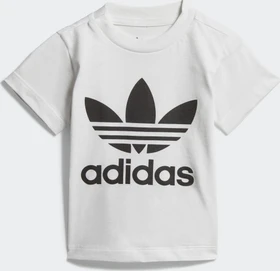 adidas Trefoil T-Shirt kurzarm weiß/schwarz (Junior)