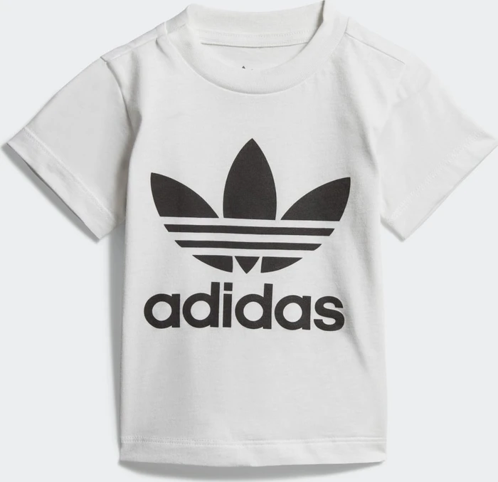 adidas Trefoil T-Shirt kurzarm weiß/schwarz (Junior)