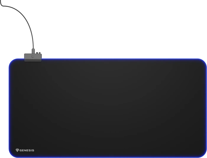 Genesis Boron 500 XXL RGB Gaming Mousepad, 800x400mm, schwarz