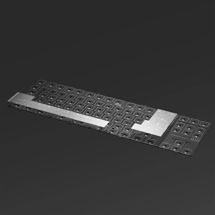 Wobkey Crush 80 Reboot Pro, Yellow, LEDs RGB, Kailh Cocoa, USB/Bluetooth, US