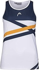 Head Perf Funktionsshirt ärmellos weiß/blau/orange (Damen)