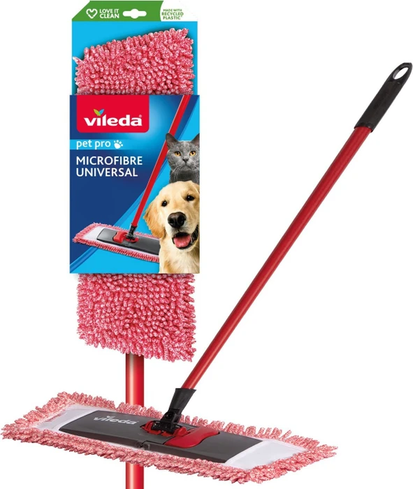 Vileda Pet Pro Microfibre Universal Bodenwischer rot