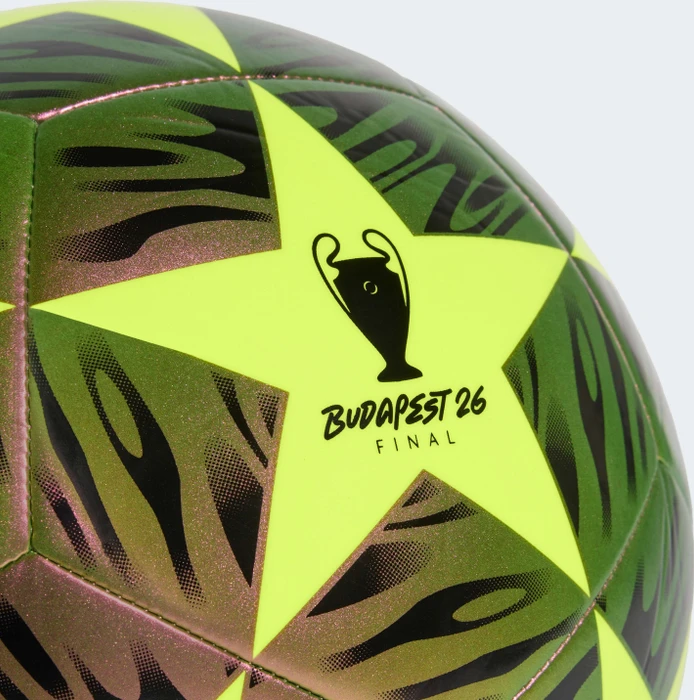 adidas UCL Budapest 2026 League Final Club Fußball black/solar yellow