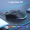 Onikuma CW917 Wired Gaming Mouse schwarz, USB Vorschaubild