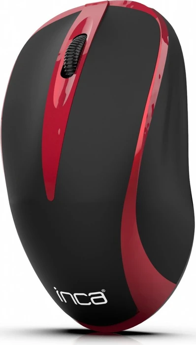 Inca IWM-221RSK Wireless Mouse schwarz/rot, USB