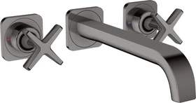 Hansgrohe Axor Citterio E Waschbeckenarmatur Unterputz polished black chrome