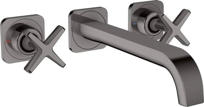 Hansgrohe Axor Citterio E Waschbeckenarmatur Unterputz polished black chrome