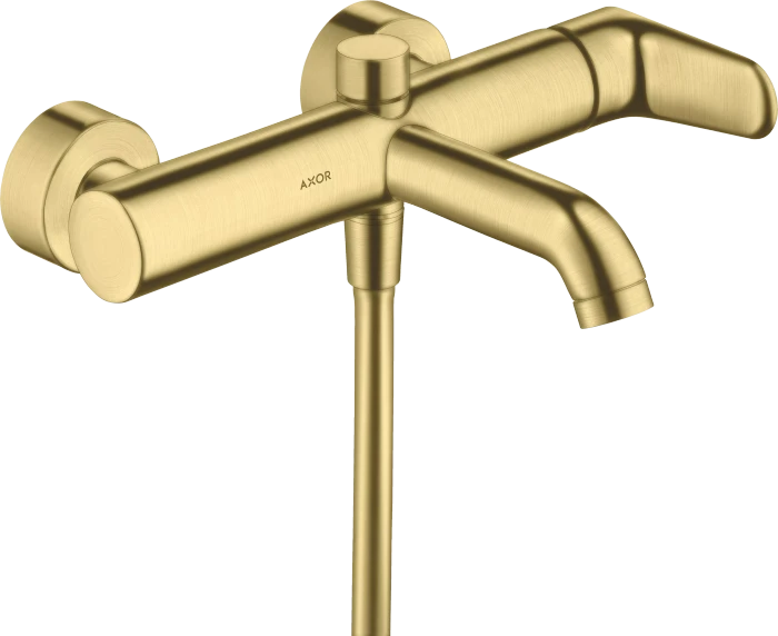 Hansgrohe Citterio M Einhebel-Wannenmischer Aufputz brushed brass