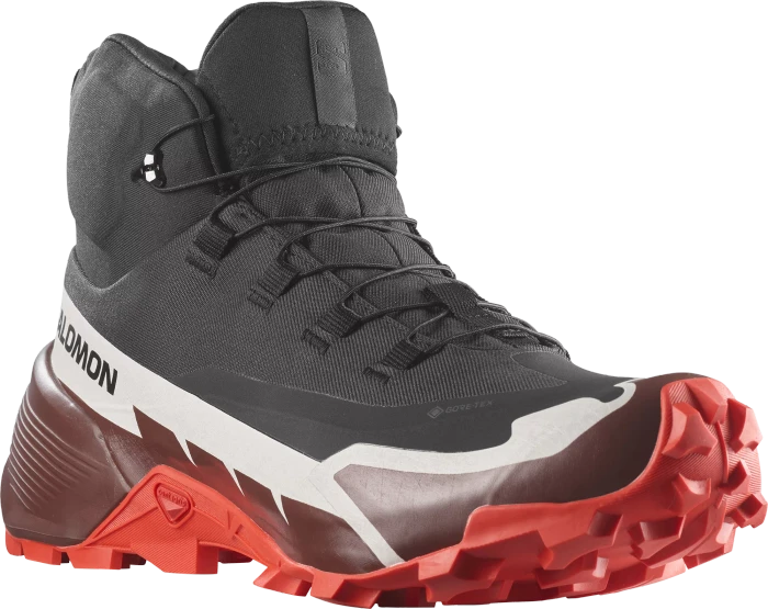 Salomon Cross Hike 2 Mid GTX black/bitter chocolate/fiery red (Herren)