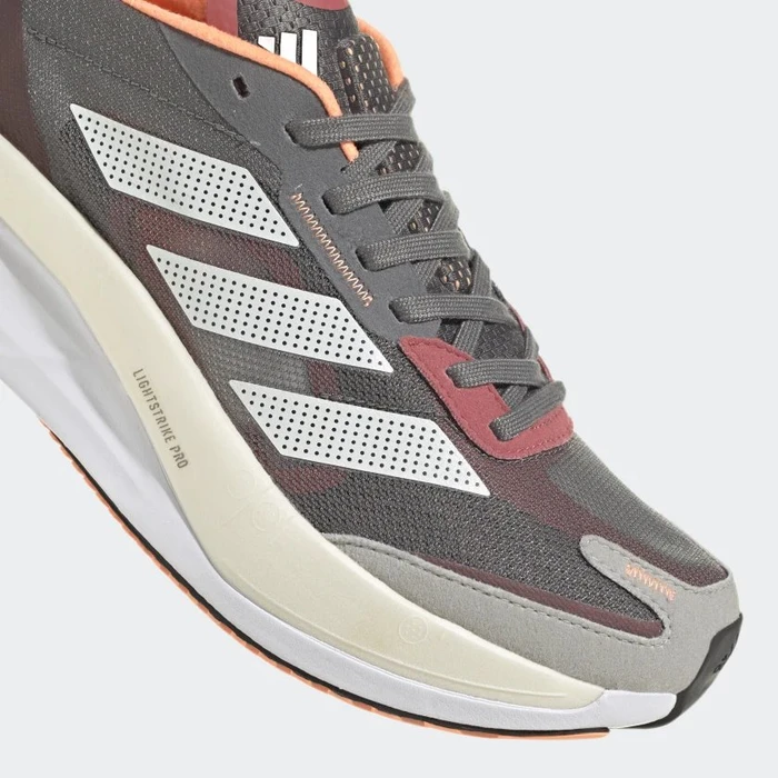 adidas Adizero Boston 11 grey four/zero metalic/beam orange (Damen)