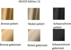 Keuco Edition 11 Handtuchhaken doppelt bronze gebürstet
