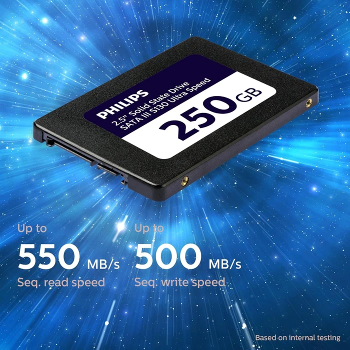 Philips S130 Ultra Speed Internal SSD 250GB, 2.5" / SATA 6Gb/s