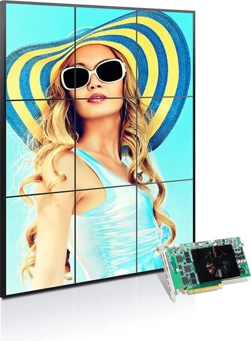 Matrox C900, 4GB GDDR5, 9x Mini HDMI