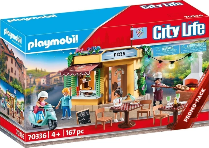 playmobil City Life Pizzeria mit Gartenrestaurant