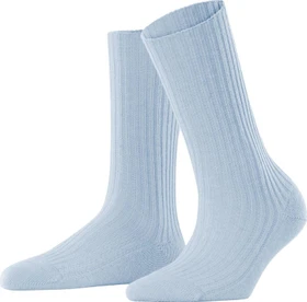 Falke Cosy Wool Boot Socken light blue (Damen)