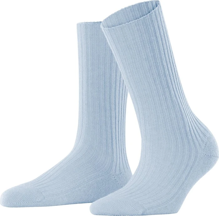 Falke Cosy Wool Boot Socken light blue (Damen)