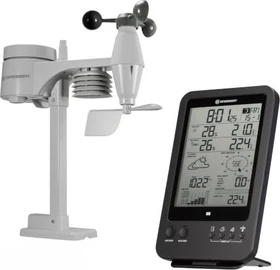 Bresser WetterCenter 5in1 Wettervorhersage-Center schwarz, digital