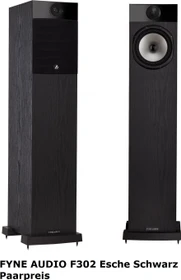 Fyne Audio F302 eiche schwarz, Paar