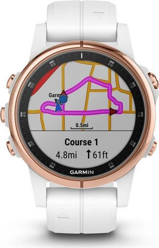 Garmin Fenix 5S Plus Sapphire rosegold