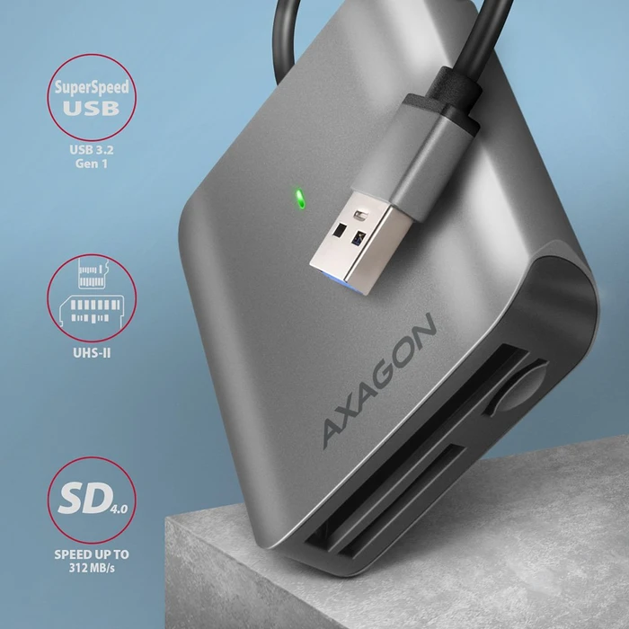 Axagon Multi-Slot-Cardreader, USB-A 3.0 [Stecker]