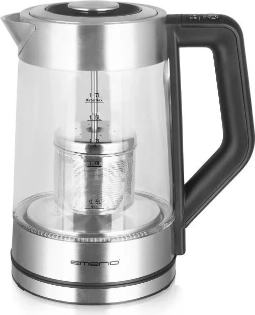 Emerio WK-122730 Glas-Wasserkocher/Teekocher