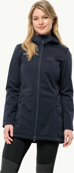 Jack Wolfskin Windhain Funktionsmantel night blue (Damen)