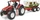 Bruder Roadmax Traktor mit Rückeanhänger und 3 Baumstämmen (03453)