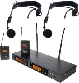 the t.bone free solo Twin PT 823 MHz Headset